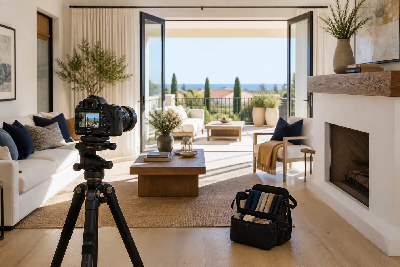 Preparación fotográfica de una vivienda para su comercialización en Torrevieja