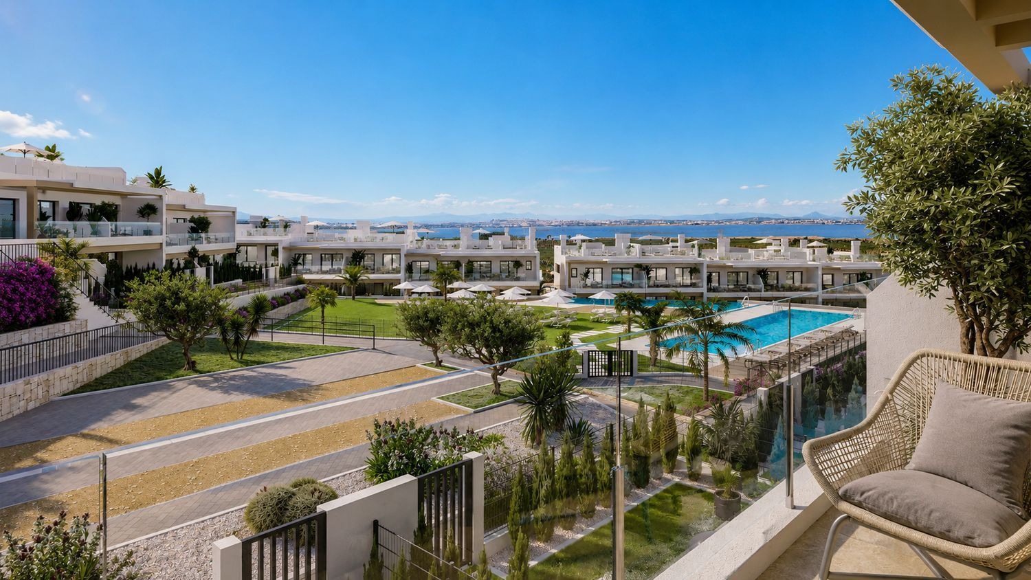 Entorno residencial de Los Balcones, Torrevieja